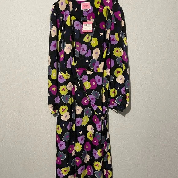 kate spade | Dresses | Kate Spade Winter Garden Wrap Dress Size